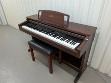 Load image into Gallery viewer, Yamaha Clavinova CLP-860 Digital Piano and stool in mahogany stock # 26106
