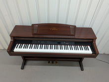 Load image into Gallery viewer, Yamaha Clavinova CLP-860 Digital Piano and stool in mahogany stock # 26106

