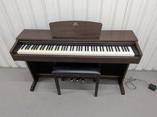 Load image into Gallery viewer, Yamaha Arius YDP-140 digital piano and stool dark rosewood finish stock # 26107
