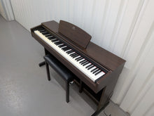 Load image into Gallery viewer, Yamaha Arius YDP-140 digital piano and stool dark rosewood finish stock # 26107
