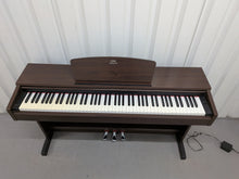 Load image into Gallery viewer, Yamaha Arius YDP-140 digital piano and stool dark rosewood finish stock # 26107
