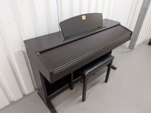 Load image into Gallery viewer, Yamaha Clavinova CLP-120 Digital Piano and stool in dark rosewood stock #26113
