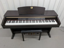 Load image into Gallery viewer, Yamaha Clavinova CLP-120 Digital Piano and stool in dark rosewood stock #26113
