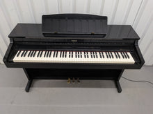 Load image into Gallery viewer, Roland HP-3e Digital Piano in glossy black polished ebony Stock #26115
