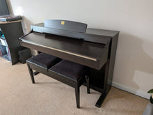 Load image into Gallery viewer, Yamaha Clavinova CLP-330 Digital Piano and stool in dark rosewood stock #26114
