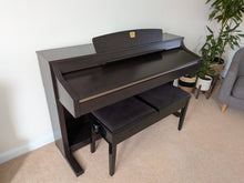 Load image into Gallery viewer, Yamaha Clavinova CLP-330 Digital Piano and stool in dark rosewood stock #26114
