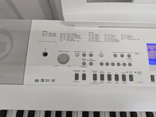 Load image into Gallery viewer, Yamaha DGX-650 in white 88 Key Weighted Keys Portable Grand piano stock # 26118
