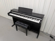 Load image into Gallery viewer, Kawai KDP110 digital piano and stool in satin black stock #26116
