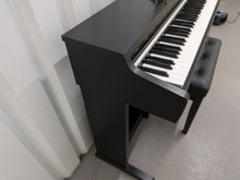 Load image into Gallery viewer, Kawai KDP110 digital piano and stool in satin black stock #26116
