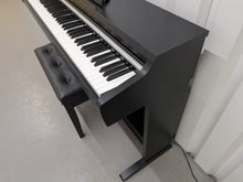 Load image into Gallery viewer, Kawai KDP110 digital piano and stool in satin black stock #26116
