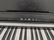 Load image into Gallery viewer, Kawai KDP110 digital piano and stool in satin black stock #26116
