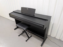 Load image into Gallery viewer, Yamaha Arius YDP-143 Digital Piano and stool in satin black finish stock #26110
