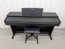Load image into Gallery viewer, Yamaha Arius YDP-143 Digital Piano and stool in satin black finish stock #26110
