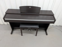 Load image into Gallery viewer, Yamaha Arius YDP-135 digital piano and stool in rosewood stock # 26120
