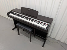 Load image into Gallery viewer, Yamaha Arius YDP-135 digital piano and stool in rosewood stock # 26120
