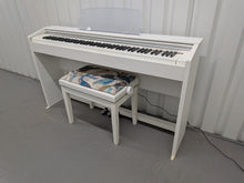 Load image into Gallery viewer, Casio Privia PX-770 Slim Digital Piano and stool satin white stock number 26121
