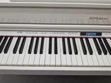 Load image into Gallery viewer, Roland GP607 Digital Baby Grand Piano in White – Excellent Condition #26128
