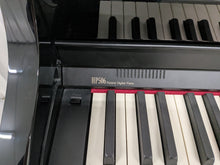 Load image into Gallery viewer, Roland HP506 Digital Piano glossy black wooden action keys + stool Stock nr 26124
