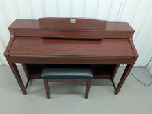 Load image into Gallery viewer, YAMAHA CLAVINOVA CLP-370M DIGITAL PIANO + STOOL IN MAHOGANY stock nr 26125
