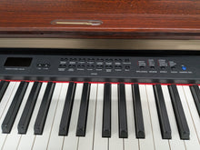 Load image into Gallery viewer, YAMAHA CLAVINOVA CLP-370M DIGITAL PIANO + STOOL IN MAHOGANY stock nr 26125
