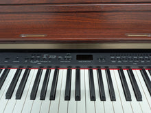 Load image into Gallery viewer, YAMAHA CLAVINOVA CLP-370M DIGITAL PIANO + STOOL IN MAHOGANY stock nr 26125
