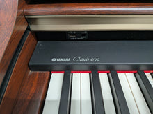 Load image into Gallery viewer, YAMAHA CLAVINOVA CLP-370M DIGITAL PIANO + STOOL IN MAHOGANY stock nr 26125
