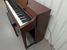 Load image into Gallery viewer, YAMAHA CLAVINOVA CLP-370M DIGITAL PIANO + STOOL IN MAHOGANY stock nr 26125
