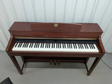 Load image into Gallery viewer, YAMAHA CLAVINOVA CLP-370M DIGITAL PIANO + STOOL IN MAHOGANY stock nr 26125
