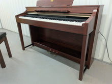 Load image into Gallery viewer, YAMAHA CLAVINOVA CLP-370M DIGITAL PIANO + STOOL IN MAHOGANY stock nr 26125
