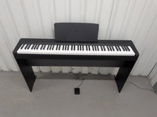 Load image into Gallery viewer, Yamaha P145 Digital Piano and full wooden stand, Black  stock #26129
