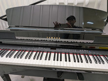 Load image into Gallery viewer, Yamaha Clavinova CLP-465GP in polished glossy black + stool. stock number 26134
