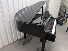 Load image into Gallery viewer, Yamaha Clavinova CLP-465GP in polished glossy black + stool. stock number 26134
