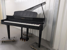 Load image into Gallery viewer, Yamaha Clavinova CLP-465GP in polished glossy black + stool. stock number 26134
