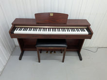 Load image into Gallery viewer, Yamaha Clavinova CLP-320 Digital Piano and stool in mahogany, stock no 26131
