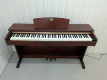 Load image into Gallery viewer, Yamaha Clavinova CLP-320 Digital Piano and stool in mahogany, stock no 26131
