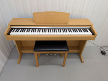 Load image into Gallery viewer, Yamaha Arius YDP-140 digital piano and stool in cherry wood finish stock #26143

