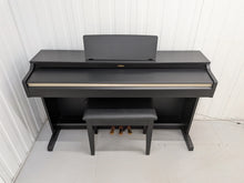 Load image into Gallery viewer, Yamaha Arius YDP-162 Digital Piano and stool in satin black, clavinova keyboard stock #26141
