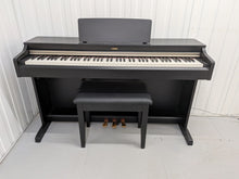 Load image into Gallery viewer, Yamaha Arius YDP-162 Digital Piano and stool in satin black, clavinova keyboard stock #26141
