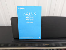 Load image into Gallery viewer, Yamaha Arius YDP-162 Digital Piano and stool in satin black, clavinova keyboard stock #26141

