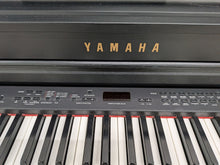 Load image into Gallery viewer, Yamaha Clavinova CLP-430 Digital Piano and stool in satin black stock #26155
