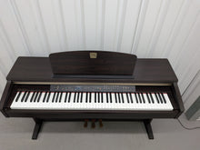 Load image into Gallery viewer, Yamaha Clavinova CLP-120 Digital Piano and stool in dark rosewood stock #26154

