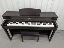 Load image into Gallery viewer, Yamaha Clavinova CLP-535 and matching stool in dark rosewood  stock #26156
