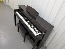 Load image into Gallery viewer, Yamaha Clavinova CLP-535 and matching stool in dark rosewood  stock #26156
