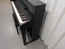 Load image into Gallery viewer, Roland LX-7 Luxury Digital Piano and stool in satin black finish Stock nr 26153
