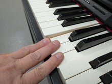 Load image into Gallery viewer, Roland LX-7 Luxury Digital Piano and stool in satin black finish Stock nr 26153

