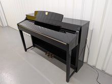 Load image into Gallery viewer, YAMAHA CLAVINOVA CLP-370PE DIGITAL PIANO IN GLOSSY BLACK stock nr 26159
