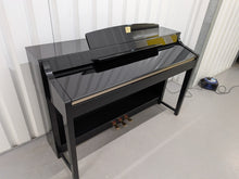Load image into Gallery viewer, YAMAHA CLAVINOVA CLP-370PE DIGITAL PIANO IN GLOSSY BLACK stock nr 26159

