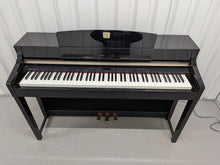 Load image into Gallery viewer, YAMAHA CLAVINOVA CLP-370PE DIGITAL PIANO IN GLOSSY BLACK stock nr 26159
