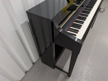 Load image into Gallery viewer, YAMAHA CLAVINOVA CLP-370PE DIGITAL PIANO IN GLOSSY BLACK stock nr 26159
