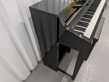 Load image into Gallery viewer, YAMAHA CLAVINOVA CLP-370PE DIGITAL PIANO + STOOL IN GLOSSY BLACK stock nr 26158
